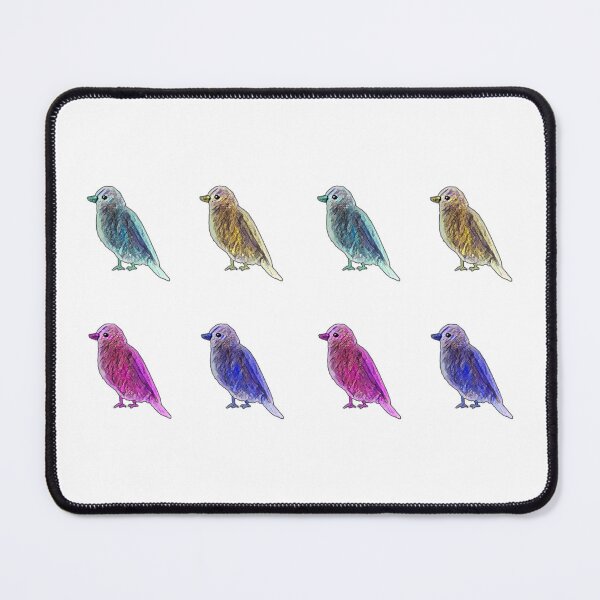 Item preview, Rainbow Bird pattern. Watercolour painting of a finch, bird life designed and sold by Art-by-Nade.