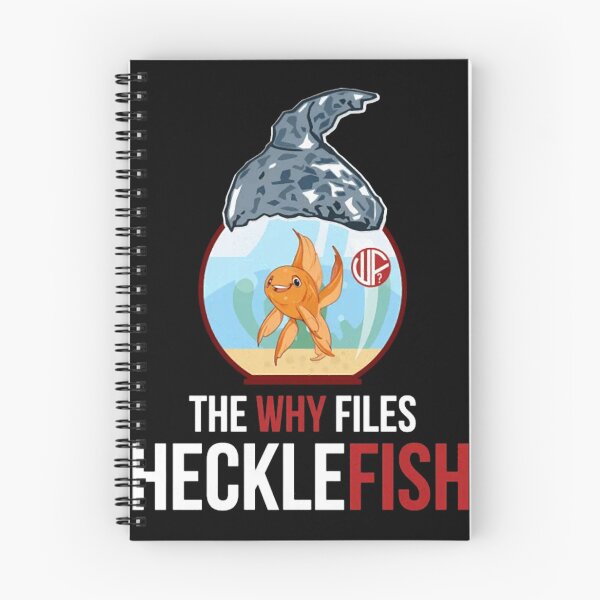 Item preview, The Why Files Black Hecklefish designed and sold by KathleenMunson6.