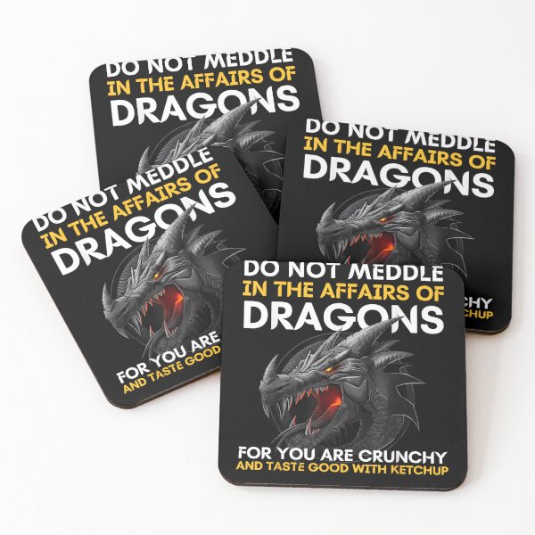 Item preview, Do Not Meddle Dragon Humor Art designed and sold by AriePollich.