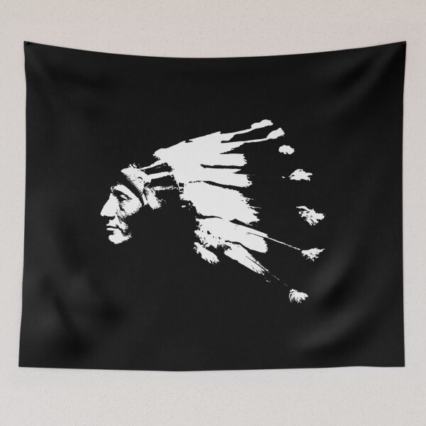 Item preview,  Whirling Horse Sioux Indian Chief designed and sold by Keshanaser.