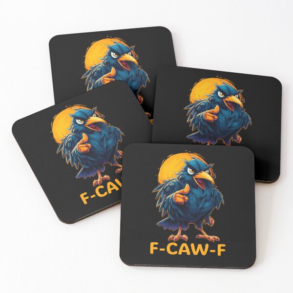 Item preview, F caw f - Bold bird attitude design designed and sold by JoRealm.