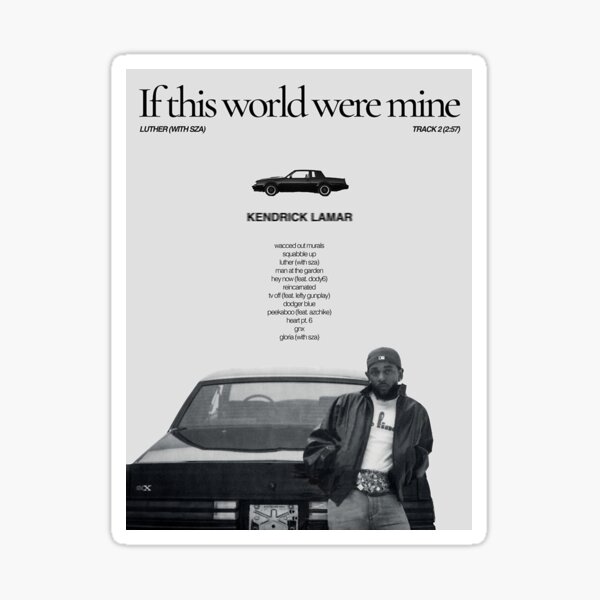 Kendrick Lamar 'Gnx' Sticker