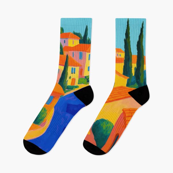 Item preview, Mediterranean Street  David Hockney designed and sold by Vicky Brago-Mitchell®.