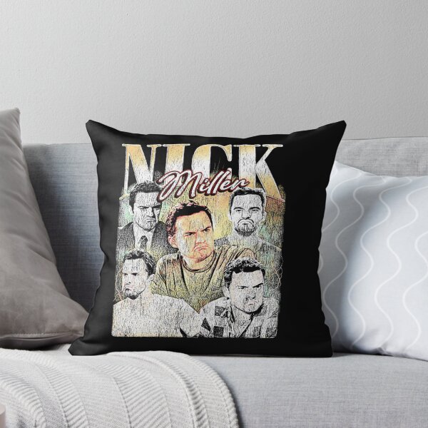 Item preview, Nick Miller Smiley Vintage Oversized T-Shirt designed and sold by JamesMitche.