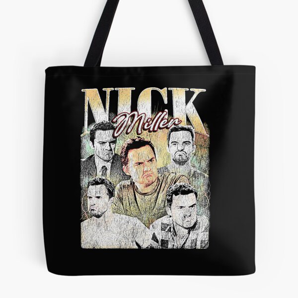 Item preview, Nick Miller Smiley Vintage Oversized T-Shirt designed and sold by JamesMitche.