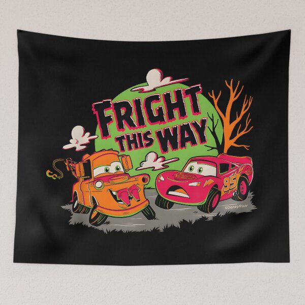 Item preview, Disney Pixar Cars Halloween – Arte de Rayo McQueen y Mater Fright This Way designed and sold by alolo2021.