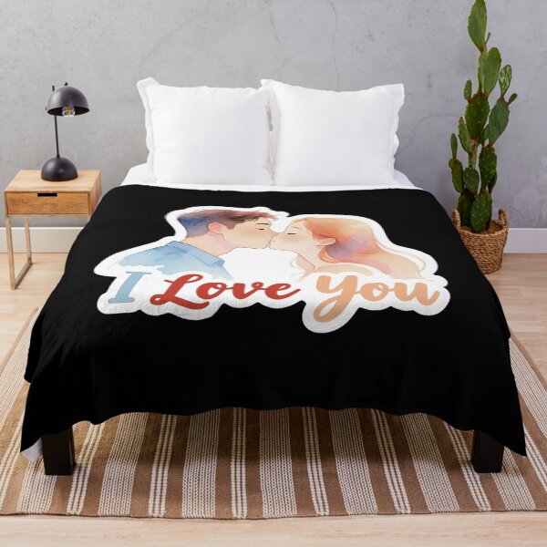 Item preview, I Love You Couple Kiss Sticker - Romantic Art designed and sold by Origen88.