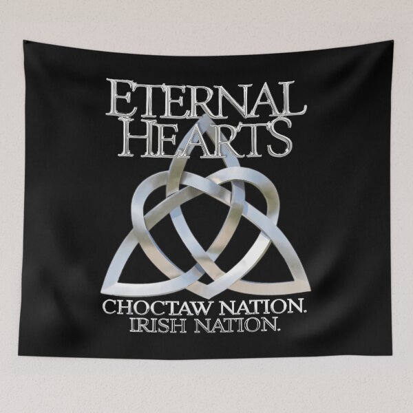 Item preview, Choctaw Nation And Irish Nation Eternal Hearts designed and sold by RolanCrawford.