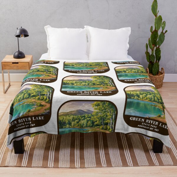 Item preview, Vintage Green River Lake State Park (Kentucky State Park) designed and sold by RabbitK.