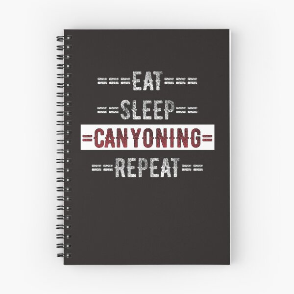 Item preview, Eat Sleep Canyoning Repeat Gift  designed and sold by TrndSttr.