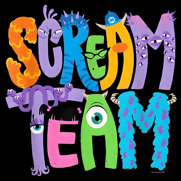 Disney Pixar Monsters Inc Halloween – Scream Team Funny Monster