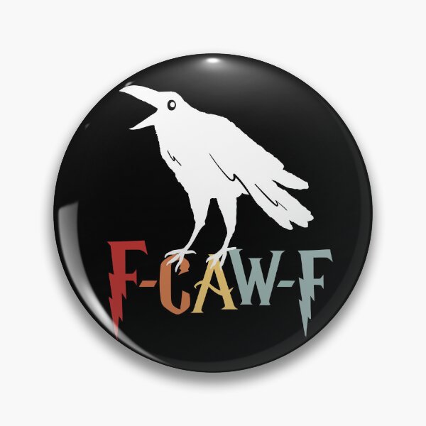 Item preview, F-Caw-F Crow Pun – Funny Cute Raven Bird Lovers Design designed and sold by artworkathome.