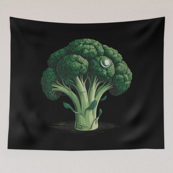 Item preview, Broccoli Drawing Broccoli designed and sold by Moon-Ape.