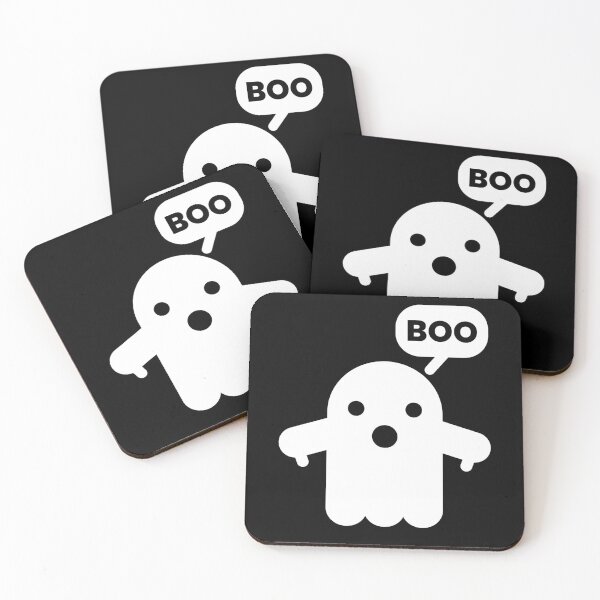 Item preview, Ghost of Disapproval - Cute White Halloween Boo Sheet Ghost designed and sold by Shape Snip Studio.