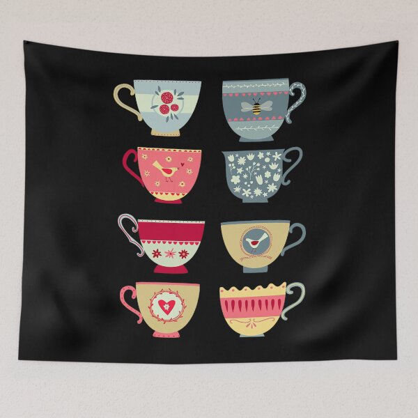 Item preview, Tea Cups Nic Squirrell Transparent	 designed and sold by krnrafqqgai99.