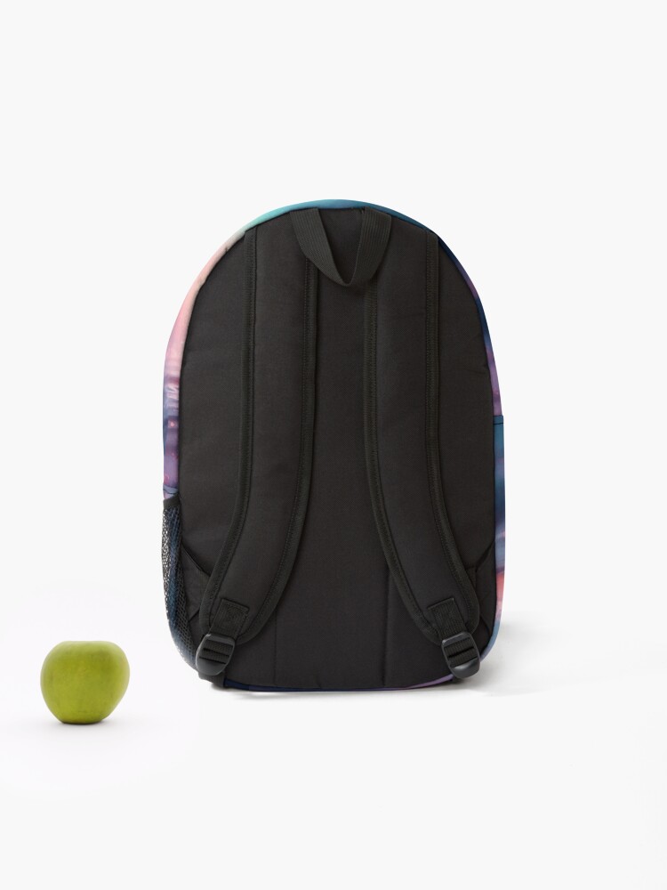 Thumbnail 2 of 3, Backpack, Aurora Rising designed and sold by AbstractAnom.
