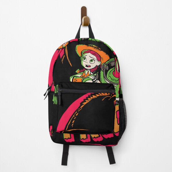 Item preview, Disney Pixar Toy Story Halloween – Look on the Fright Side Buzz Woody Jessie Art designed and sold by alolo2021.