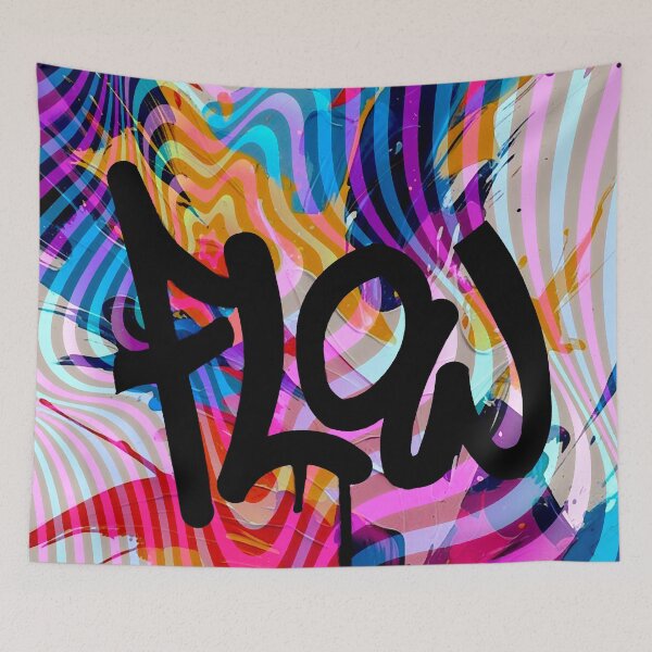 Item preview, Flow Line Graffiti designed and sold by ViaARTfactory.