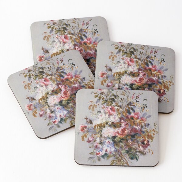 Item preview, A Bouquet of Roses (1879) by Pierre-Auguste Renoir designed and sold by Art Outlaws.