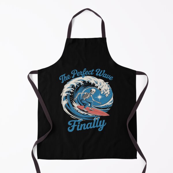 Item preview, The Perfect Wave Finally Funny skeleton surfer Surfing designed and sold by Jadiantukora.