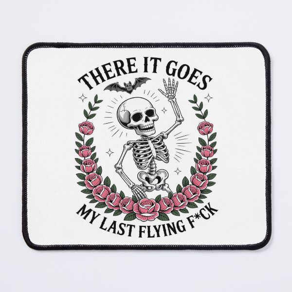 Item preview, There It Goes My Last Flying Fuck Skeletons Funny Halloween designed and sold by Jadiantukora.