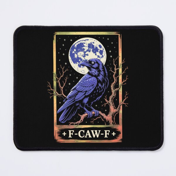 Item preview, Mystical Raven Under Full Moon with Gothic Vibes designed and sold by sandrahofer-art.