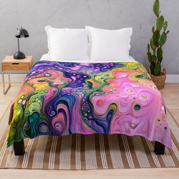 Item preview, Psychedelic River – Abstract Fluid Art designed and sold by AussieMuma.