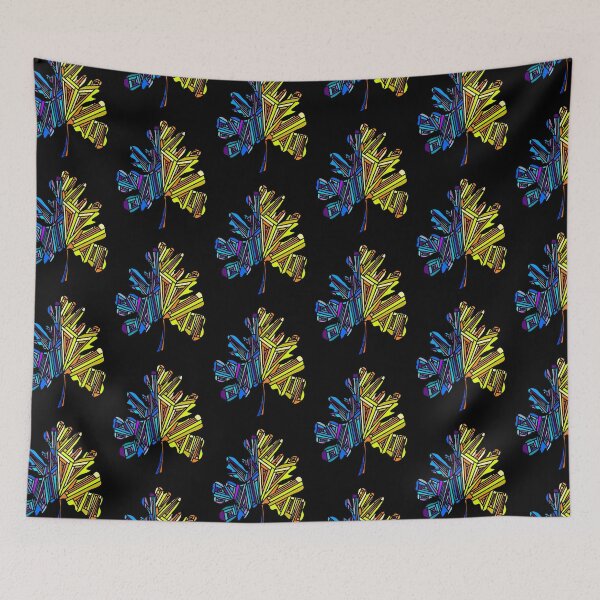 Item preview, Warm Cool Colors Stained glass leaf happy fall ya’ll designed and sold by hannaHKyong.
