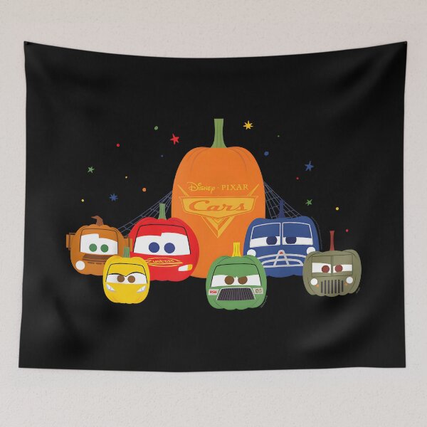 Item preview, Calabazas de Halloween de Cars de Disney Pixar: Arte espeluznante de Rayo McQueen y sus amigos designed and sold by alolo2021.