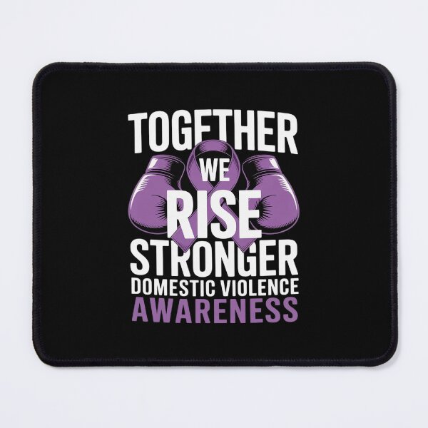 Item preview, Together We Rise Domestic Violence Awareness Purple Ribbon designed and sold by Idarmotar.