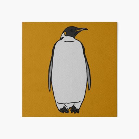 Penguin Black Art Board Prints Redbubble - roblox jailbreak penguin outfit