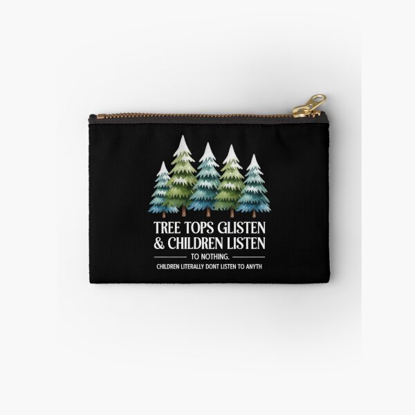 Item preview, Tree Tops Glisten Children Listen To Nothing, Christmas designed and sold by Idarmotar.