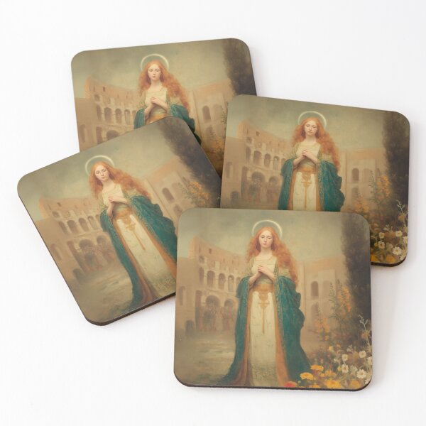 Item preview, Saint Justina designed and sold by SanctifiedSouls.