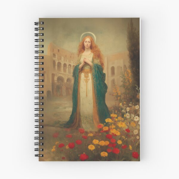Item preview, Saint Justina designed and sold by SanctifiedSouls.