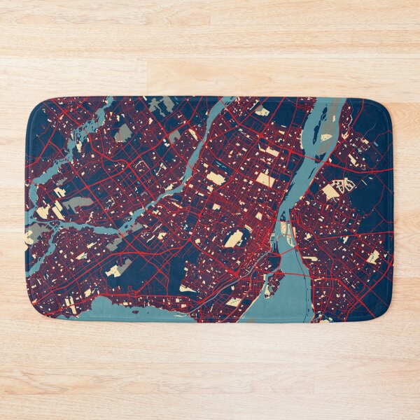 Item preview, Montreal City Map of Quebec, Canada - Hope designed and sold by deMAP.