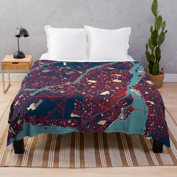 Item preview, Montreal City Map of Quebec, Canada - Hope designed and sold by deMAP.