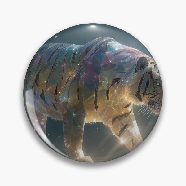 Item preview, Prismatic Starlight Tiger designed and sold by ArgentoArt.
