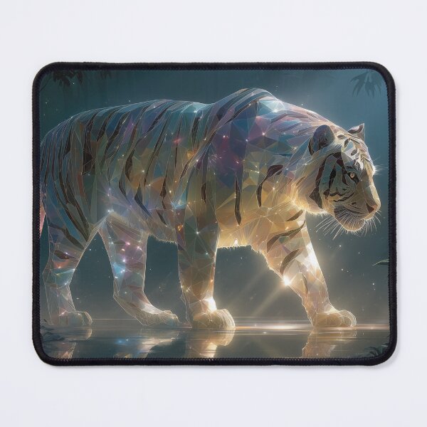 Item preview, Prismatic Starlight Tiger designed and sold by ArgentoArt.