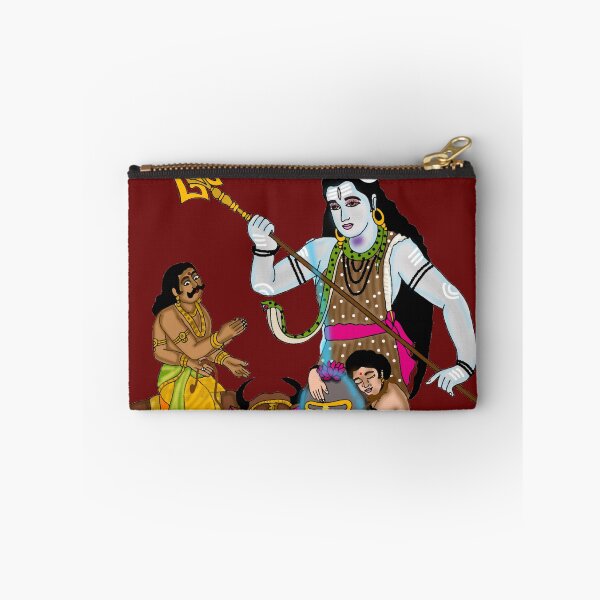 Item preview,  Lord Shiva Protecting Markandeya | Mahadev Saves Devotee | Hindu Spiritual Artwork designed and sold by Harshit_Digital_Arts.