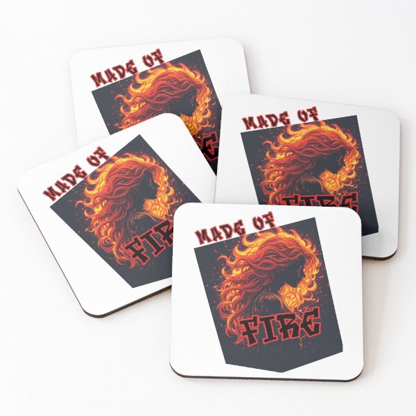 Item preview, Made of Fire Not Fragile – Strong Women Empowerment designed and sold by TheCleverSkull.