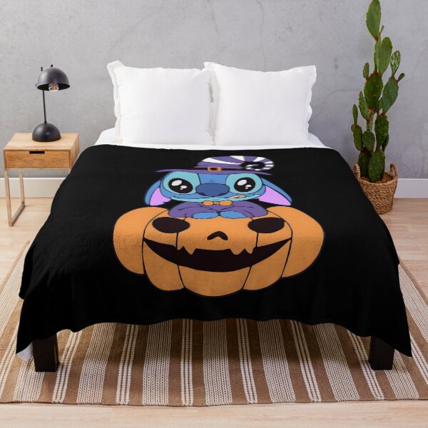 Item preview, Lilo & Stitch Halloween Pumpkin – Cute Witch Hat Stitch Spooky Art designed and sold by alolo2021.