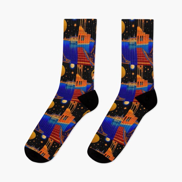 Item preview, Art Deco Belle: Golden Moon & Starry Venetian Night designed and sold by LanaGustavsson.