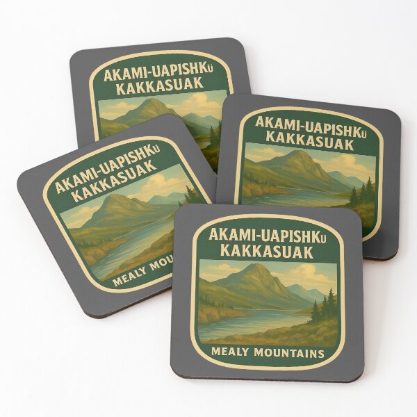 Item preview, Vintage Canadian National Park Prints: Mealy Mountains designed and sold by PinUpPizzazz.