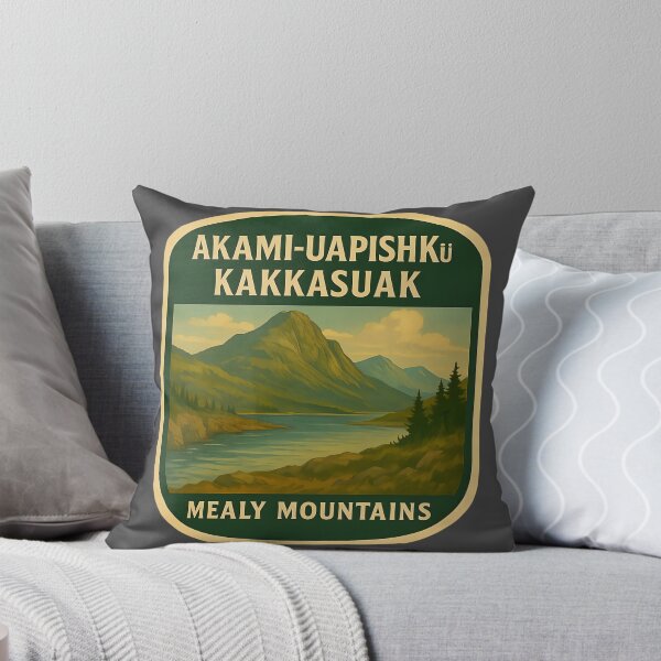 Item preview, Vintage Canadian National Park Prints: Mealy Mountains designed and sold by PinUpPizzazz.