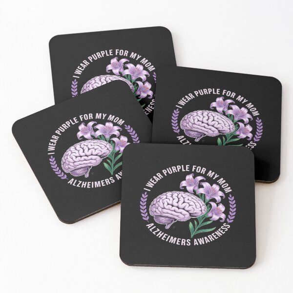 Item preview, Womens I wear purple for my mom Alzheimer's Awareness butterfly ALZ designed and sold by August4Laughs25.