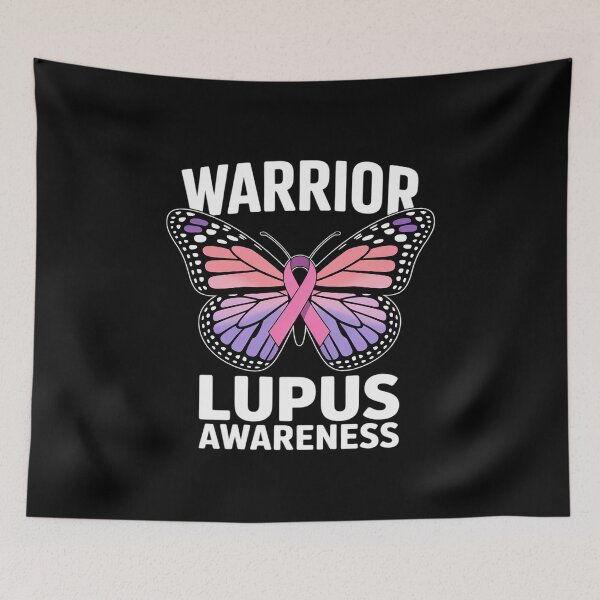Item preview, Womens Lupus Awareness Warrior Survivor Purple Butterflies designed and sold by August4Laughs25.