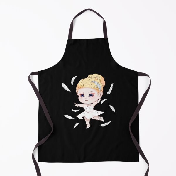 Item preview, Cute Chibi Ballerina In White Dress Kawaii Ballet Dance designed and sold by HaiharryCartoon.