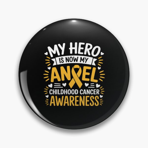Item preview, Womens My Hero Is Now My Angel Childhood Cancer Awareness designed and sold by August4Laughs25.