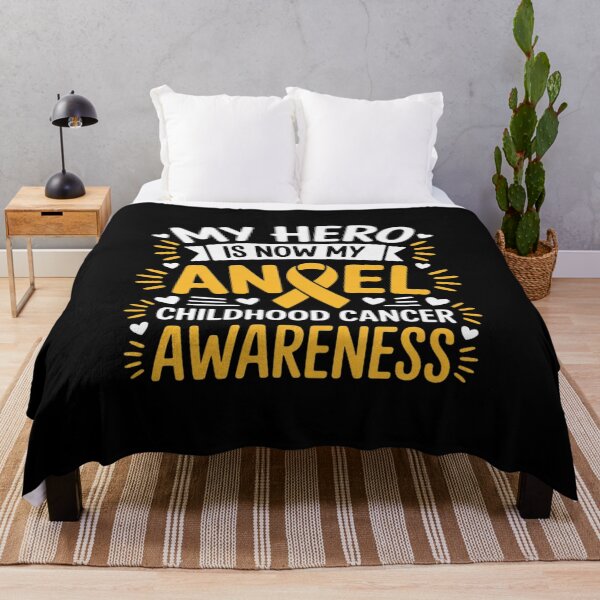 Item preview, Womens My Hero Is Now My Angel Childhood Cancer Awareness designed and sold by August4Laughs25.