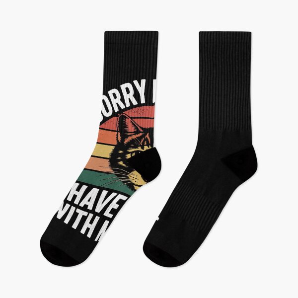 Artikelvorschau, Damen-Aufdruck „Sorry, ich kann nicht, ich habe Pläne mit meiner Katze“, lustige Katzengeschenke entworfen und verkauft von August4Laughs25.